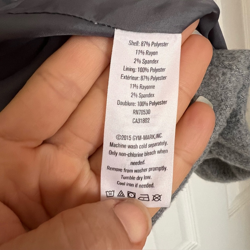 Crazy 8 Charcoal Coat For Girls size 3 - Picture 5 of 7
